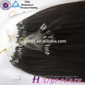 Extensions russes de cheveux d&#39;anneau de Remy de Vierge pour des noirs